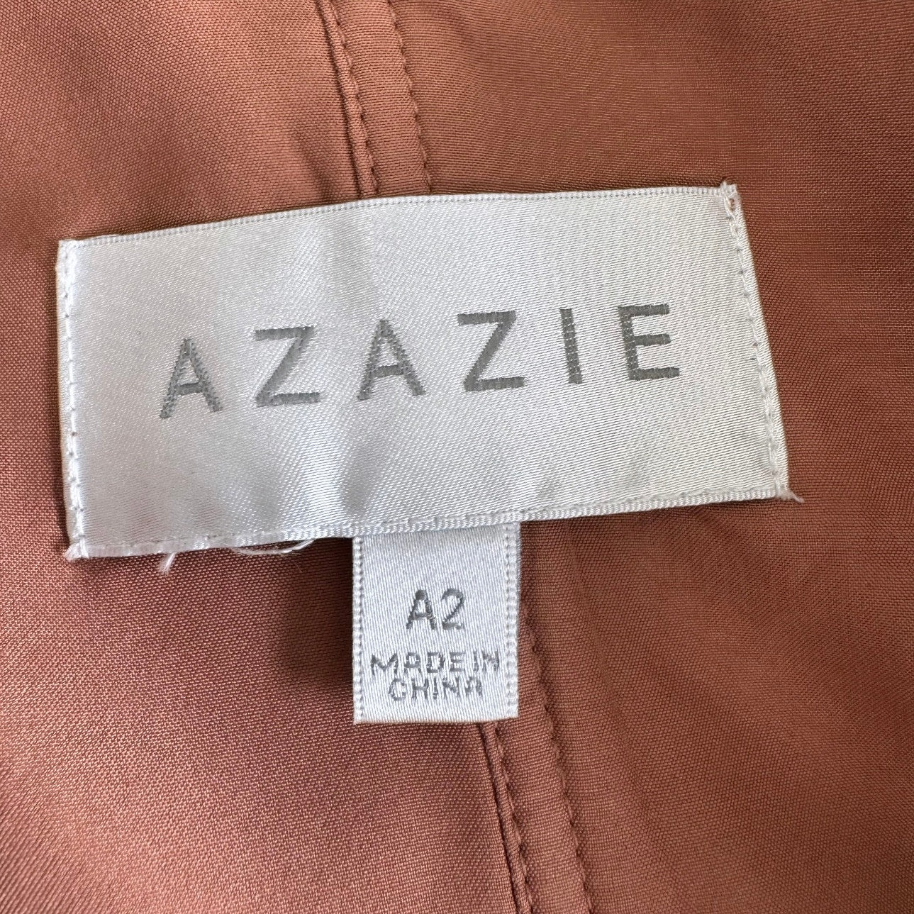 azazie bronzer sleeveless maxi length bridesmaid dress
