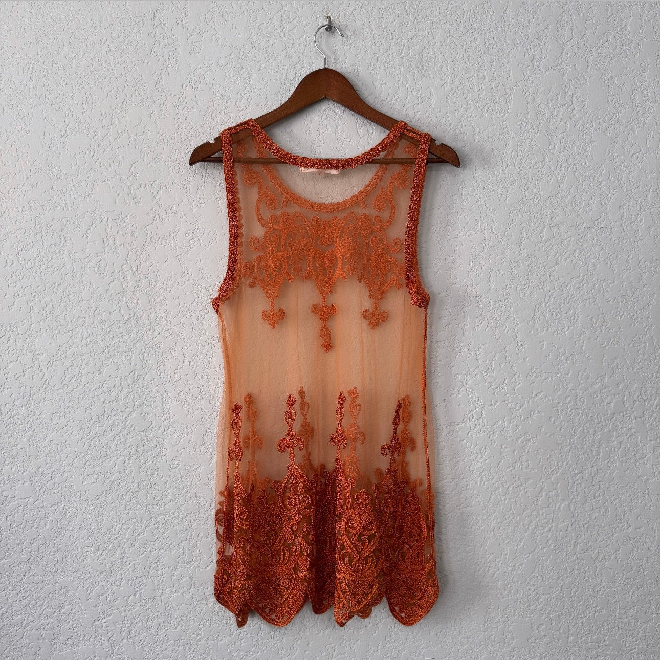pretty angel sheer embroidered lingerie styled mini dress