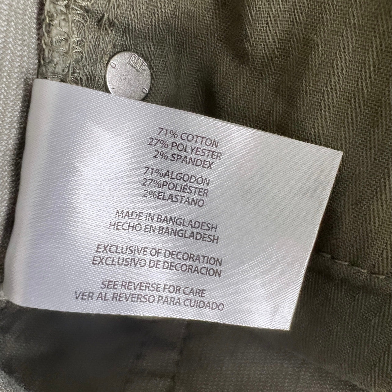 GAP Raw Hem Corduroy Shorts
