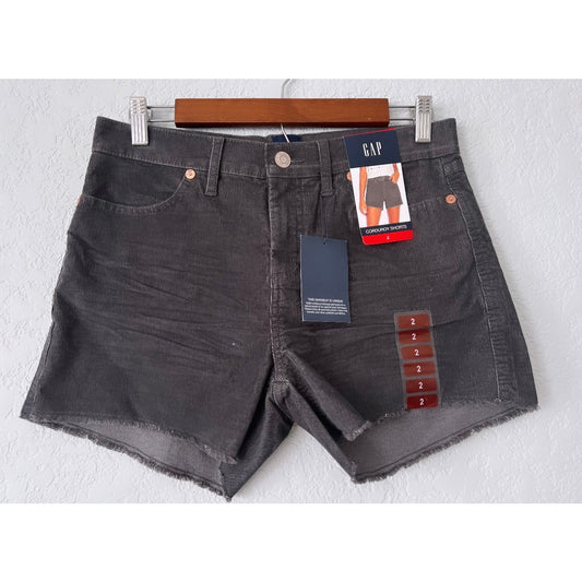 GAP raw hem corduroy shorts