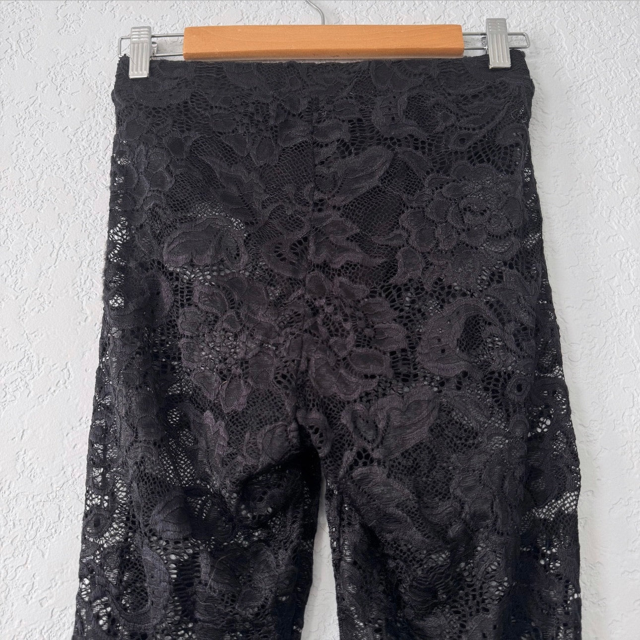 julia lace two piece leggings & long sleeve crop top set