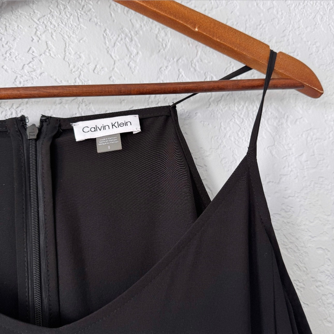 Calvin Klein Black Sleeveless Pant Length Jumpsuit Size 8