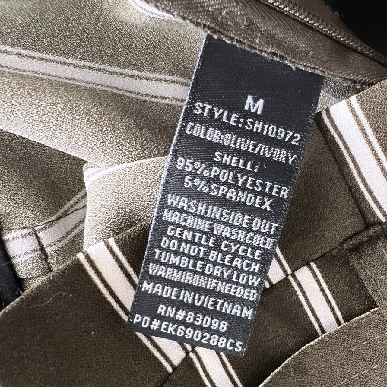 cisono striped paper bag shorts