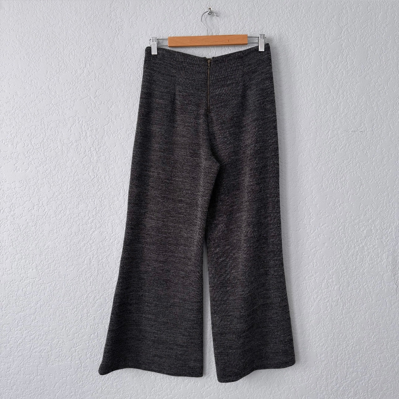 whiteroom + cactus high waisted knit flare pants