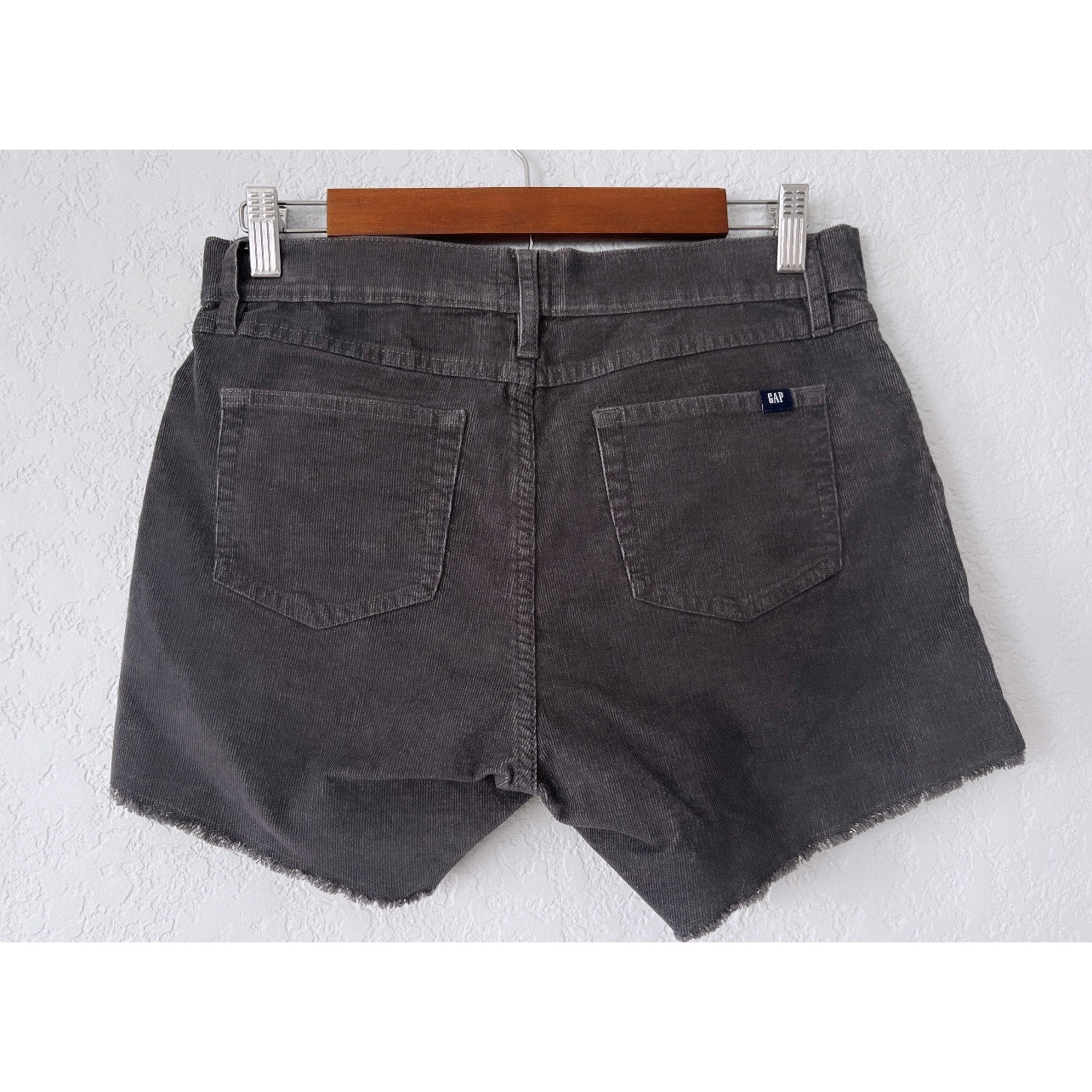 GAP raw hem corduroy shorts